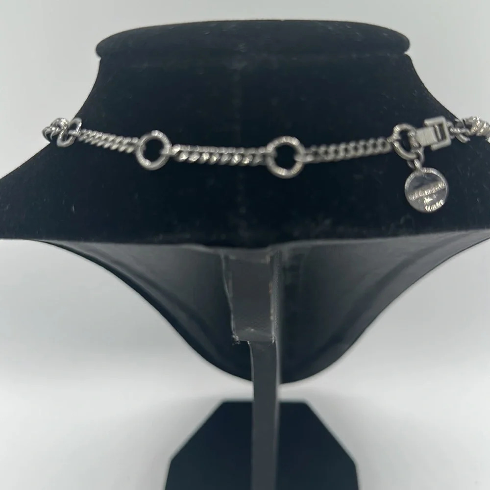 Givenchy Rhinestone Bling Statement Necklace - image 3